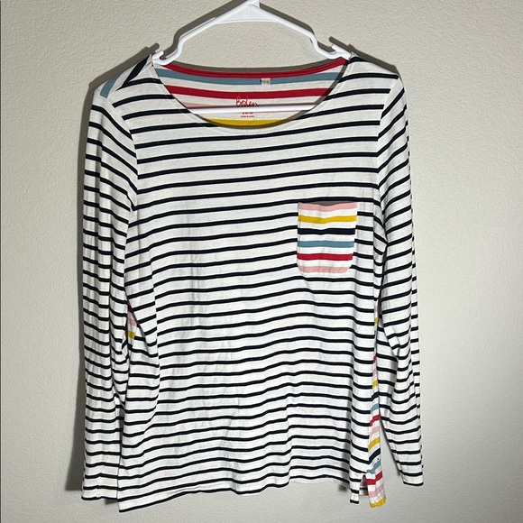 Boden Stripes Ahead of the rest Long Sleeve T-Shirt - Picture 1 of 4